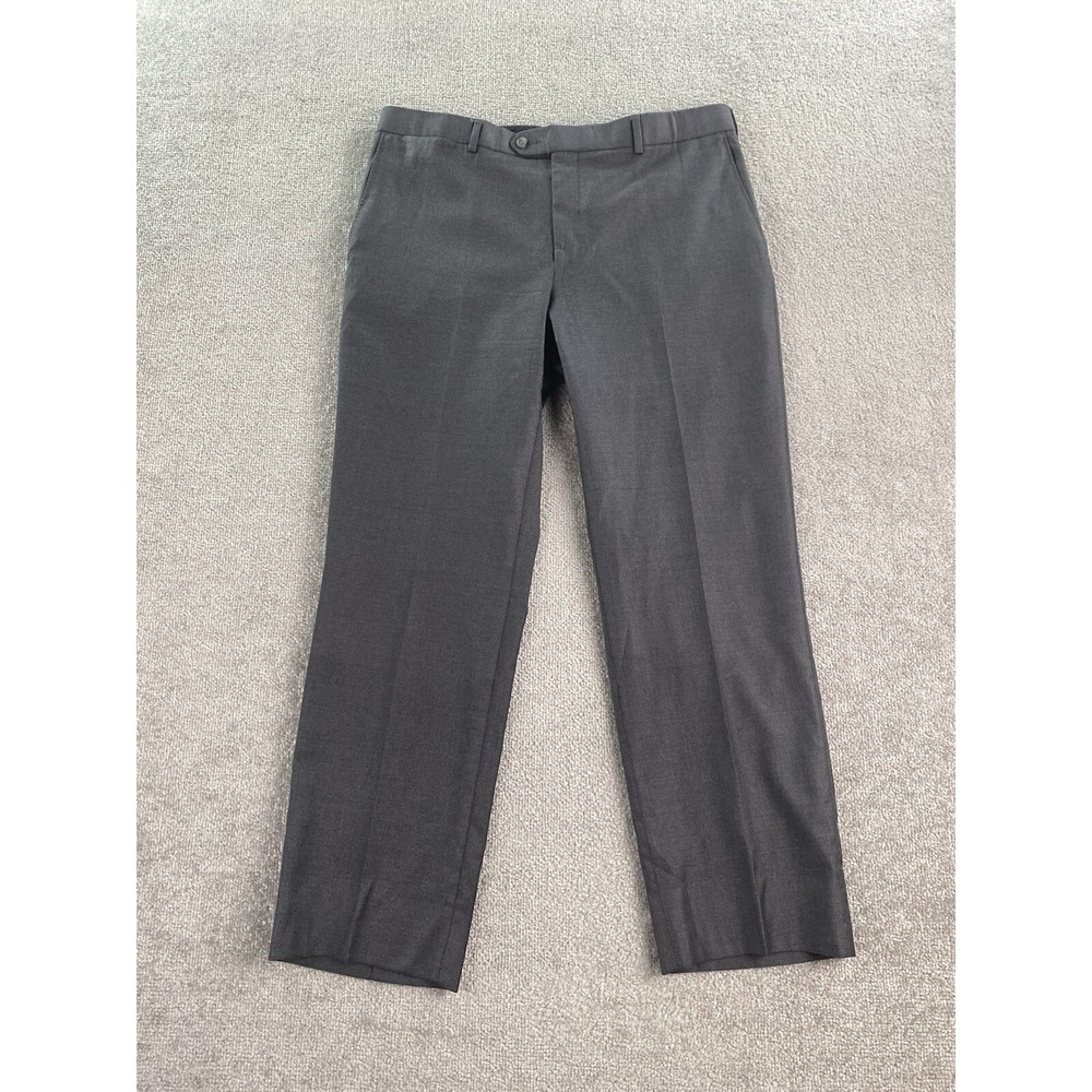 Coppley Pants Men 36x29 Gray Wool Luxury Designer Loro Piana Premium Luxury